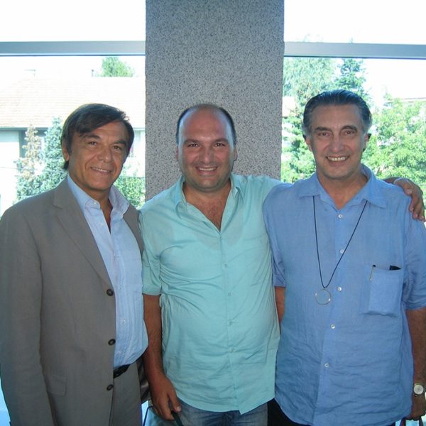 Prof. dr Alain Fogli (France), Prof. dr Jovanović i Prof. dr Luiz Toledo (Brazil), Galathea 2006.