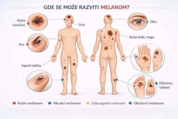 Melanom lokacije