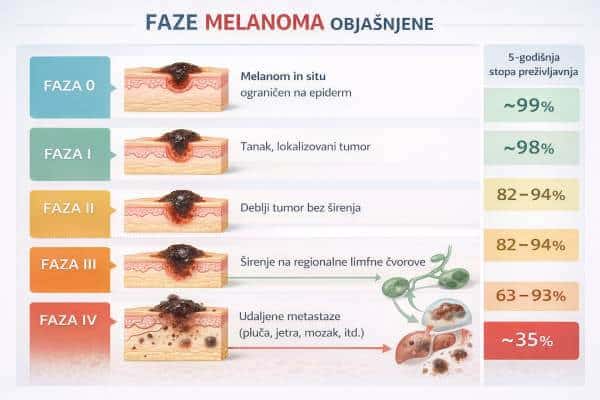 Melanom stadijumi