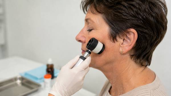 Dijagnoza planocelularnog karcinoma kože dermatoskopijom i biopsijom